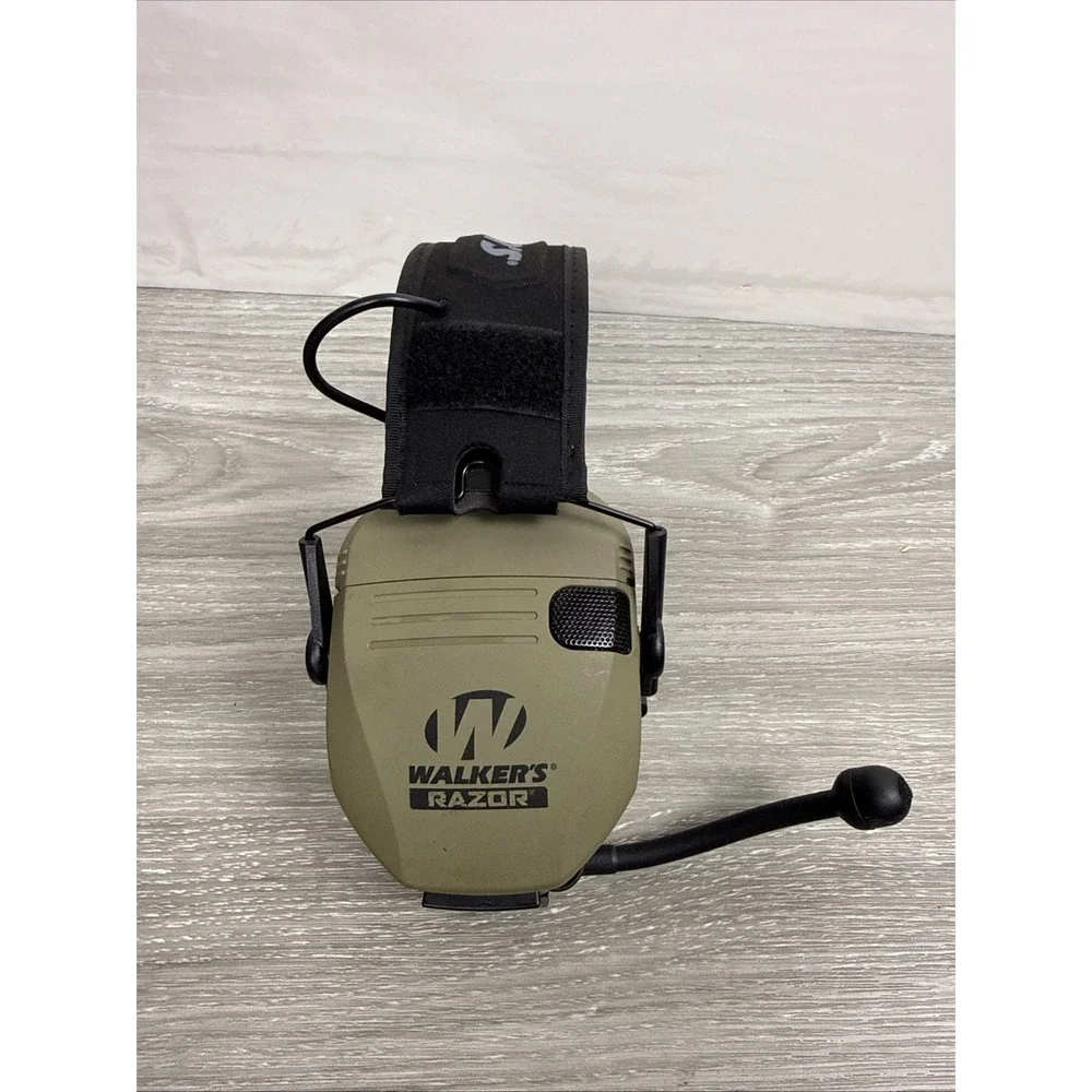 Walker's Razor Slim Electronic Hearing Protection Earmuffs With Attachment